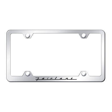 Fairlane Steel Wide Body Frame - Laser Etched Mirrored