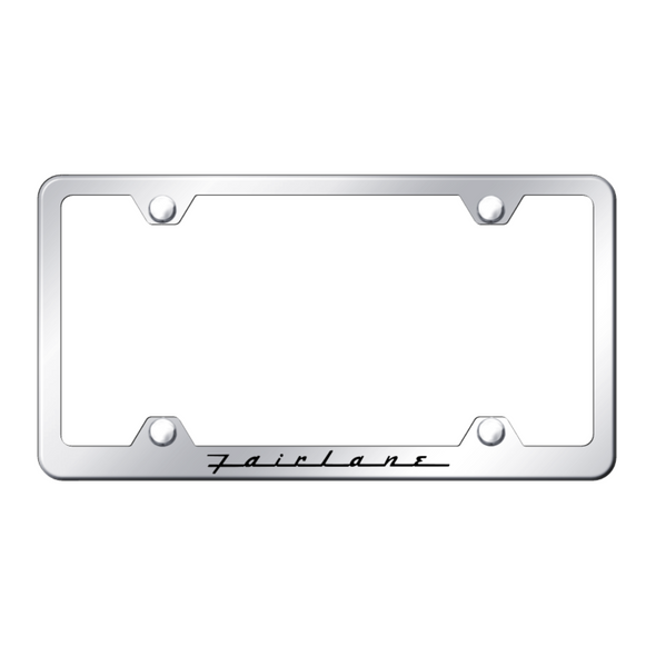 Fairlane Steel Wide Body Frame - Laser Etched Mirrored