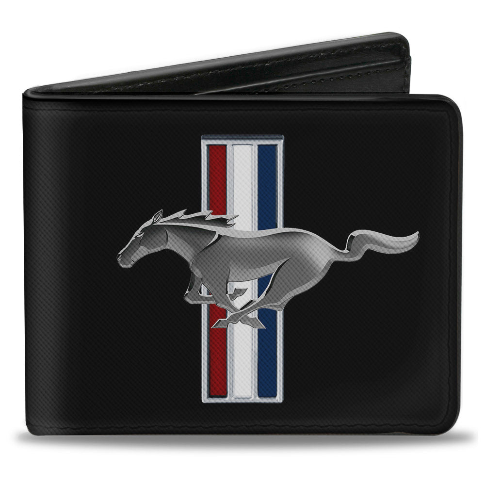 Ford Mustang Tri Bar Logo Bi-Fold Wallet