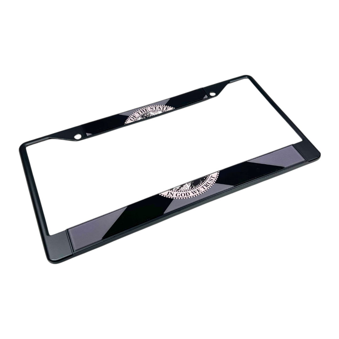Florida Flag Blacked Out License Plate Frame
