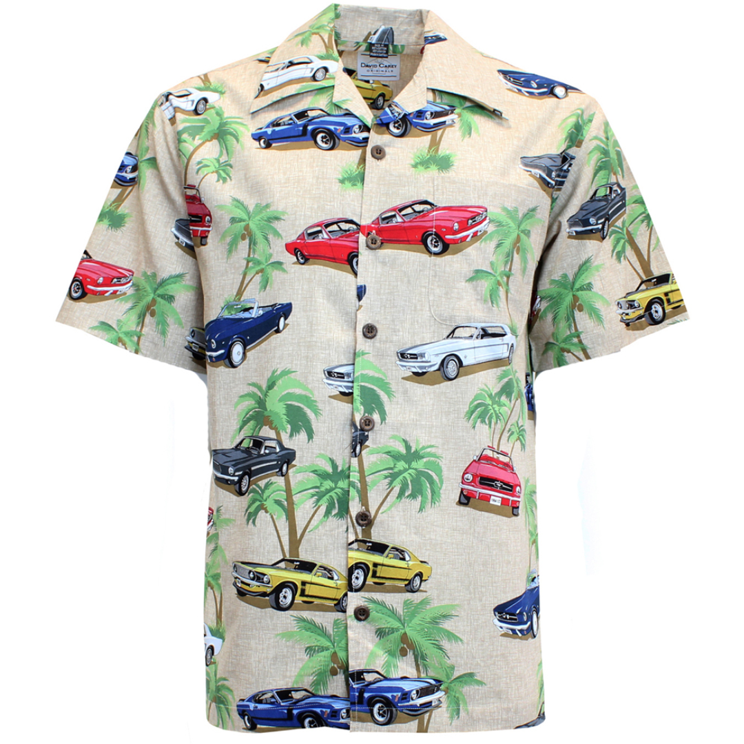 Ford Classic Mustangs Tropical Shirt