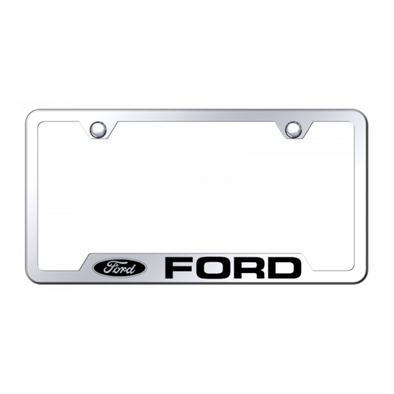 Ford Cut-Out Frame - Laser Etched Mirrored