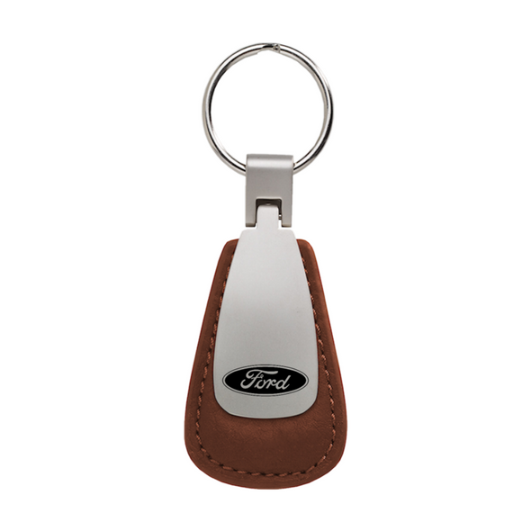 ford-leather-teardrop-key-fob-brown-24550-classic-auto-store-online