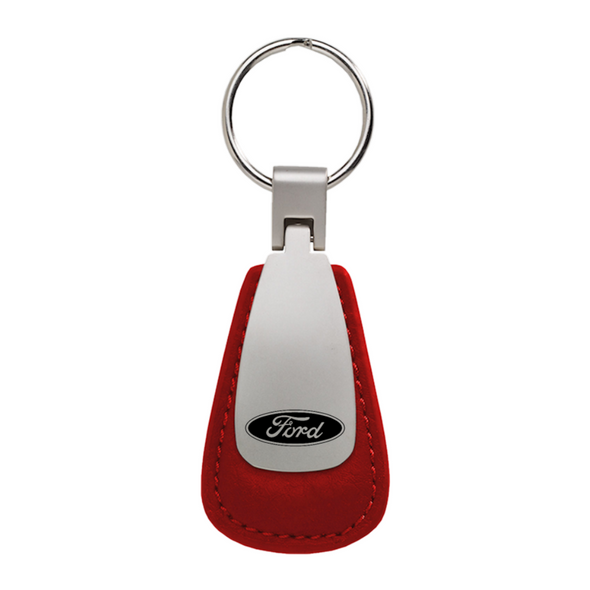 ford-leather-teardrop-key-fob-red-24551-classic-auto-store-online