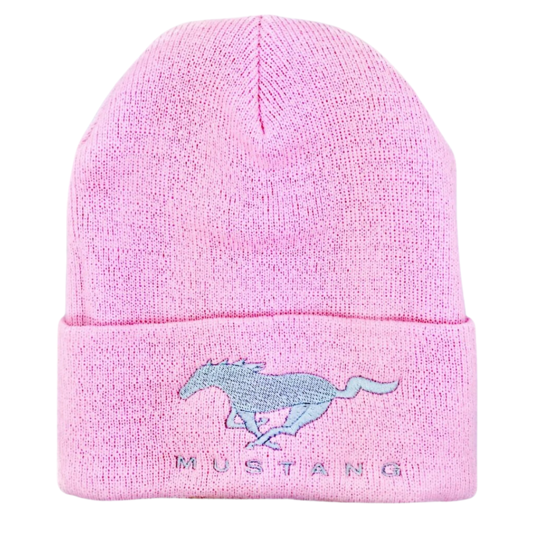 Ford Mustang Pink Beanie