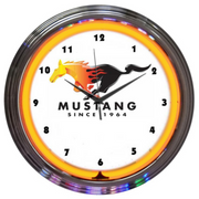 ford-mustang-since-1964-orange-neon-clock-8must2-classic-auto-store-online