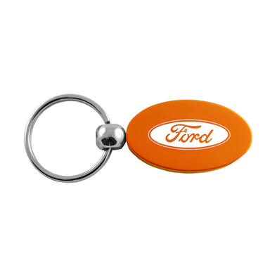 Ford Oval Key Fob in Orange