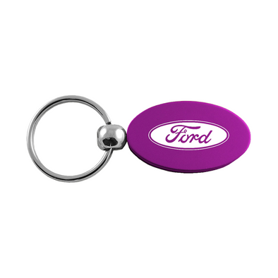 Ford Oval Key Fob in Purple