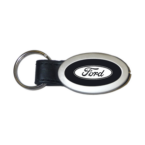 ford-oval-leather-key-fob-black-23423-classic-auto-store-online