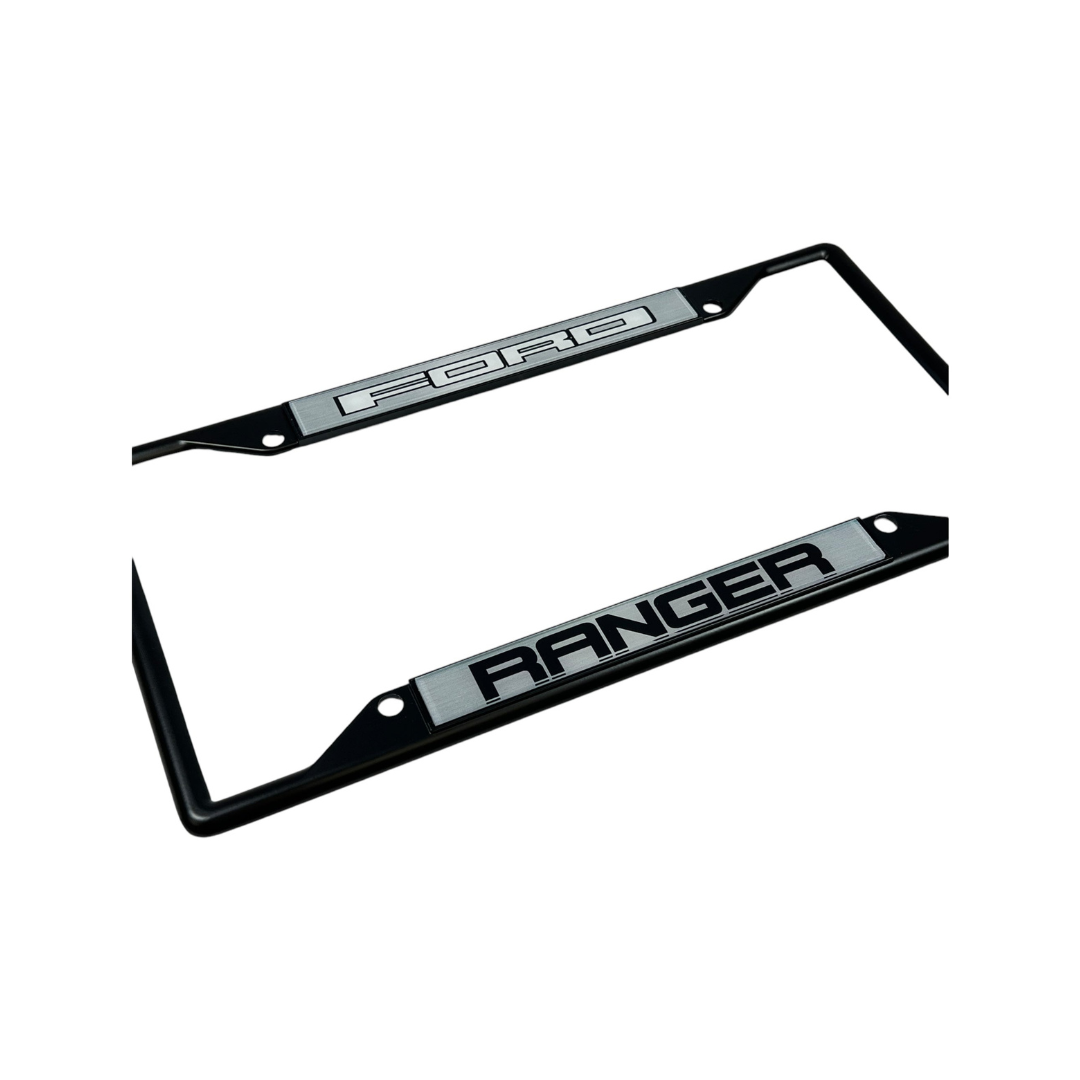 Ford Ranger Black License Plate Frame