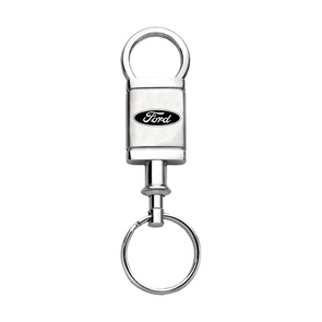 Ford Satin-Chrome Valet Key Fob in Silver