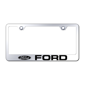 Ford Stainless Steel Frame - Laser Etched Mirrored