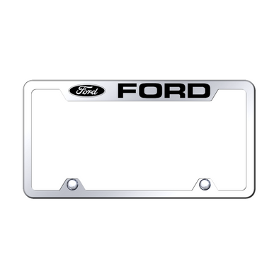 Ford Steel Truck Cut-Out Frame - Laser Etched Mirrored