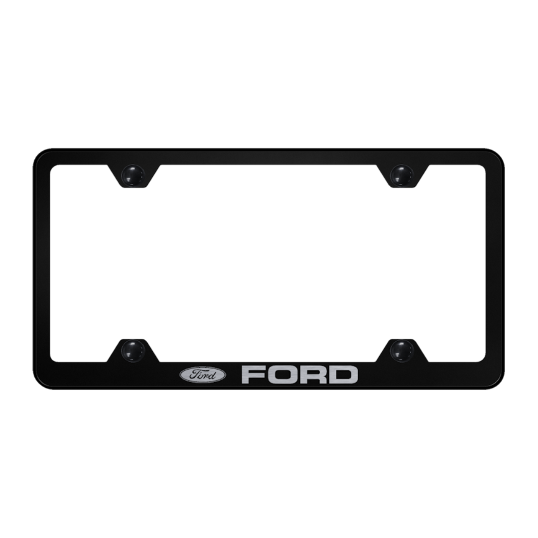 Ford Steel Wide Body Frame - Laser Etched Black | Classic Auto Store Online