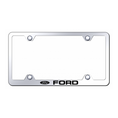 Ford Steel Wide Body Frame - Laser Etched Mirrored