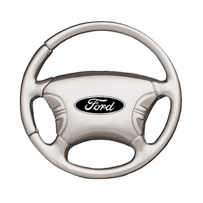 Ford Steering Wheel Key Fob in Silver