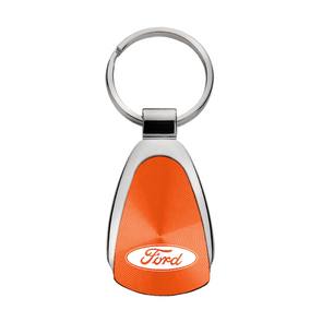 Ford Teardrop Key Fob in Orange