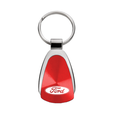 Ford Teardrop Key Fob in Red