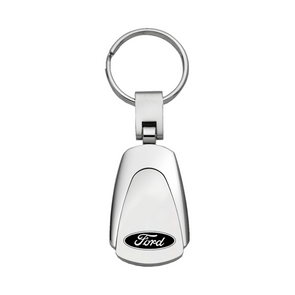 Ford Teardrop Key Fob in Silver