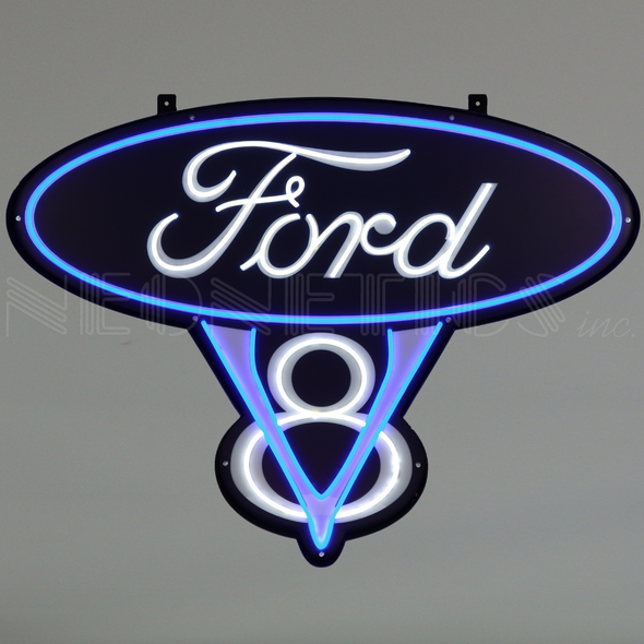 ford-v8-led-flex-neon-sign-in-steel-can-29fv8bw-classic-auto-store-online