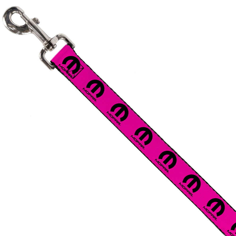 Mopar Logo Hot Pink & Black Dog Leash