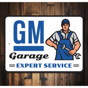 gm-garage-expert-service-sign-aluminum-sign