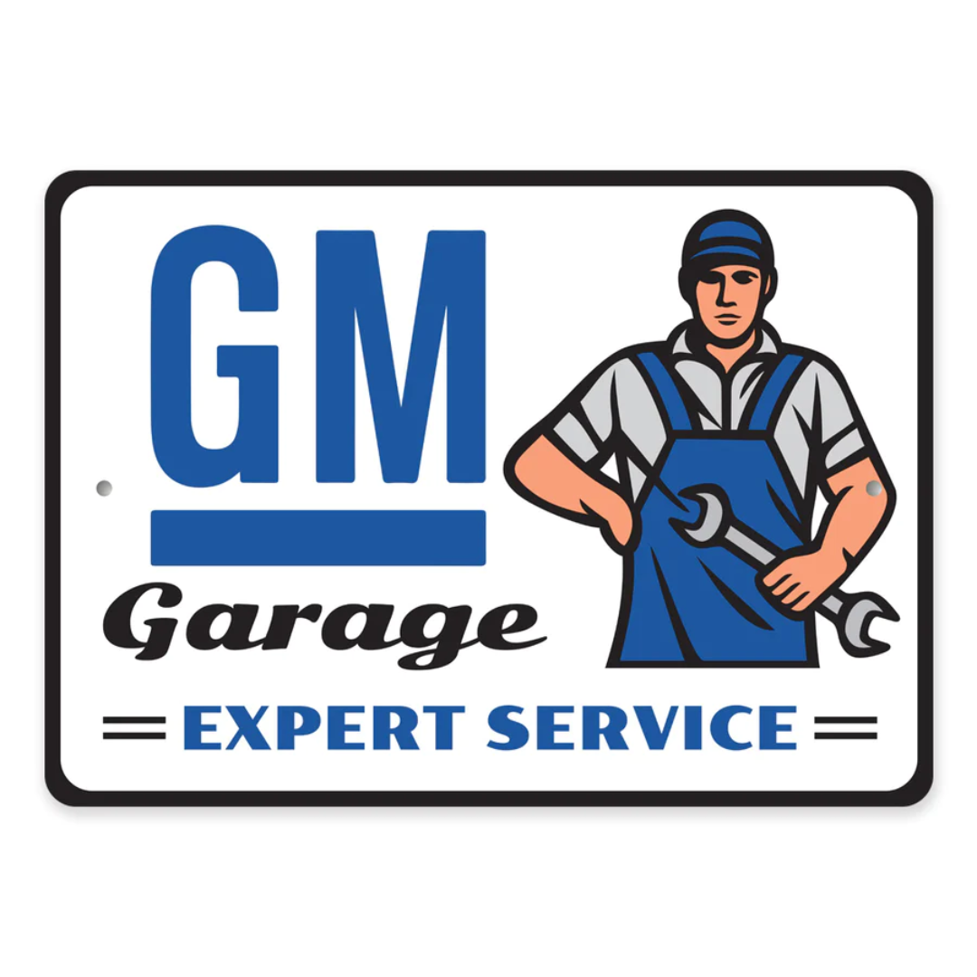 gm-garage-expert-service-sign-aluminum-sign