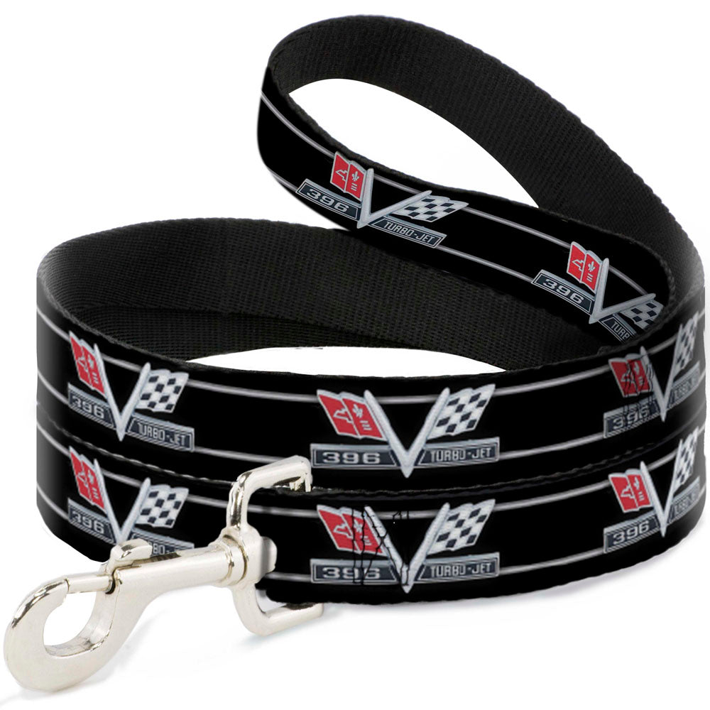 1967 Impala 396 Turbo-Jet V Emblem Striped Dog Leash