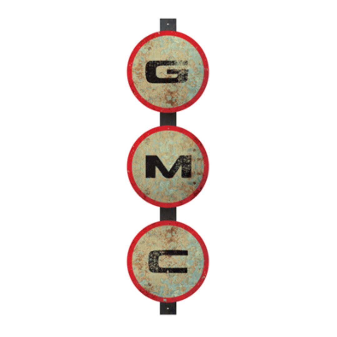 gmc-circle-sign-metal-print-with-holes-15x36-gm-1536-gmccircles-m-classic-auto-store-online