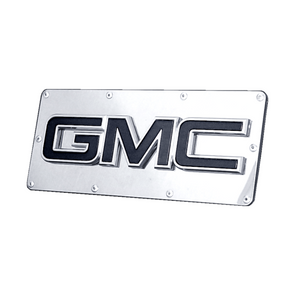 GMC OEM Black Class III Hitch Plug - Chrome on Mirrored