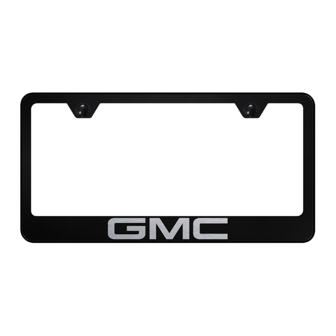 gmc-stainless-steel-frame-laser-etched-black-20124-classic-auto-store-online