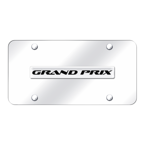 grand-prix-script-license-plate-chrome-on-mirrored