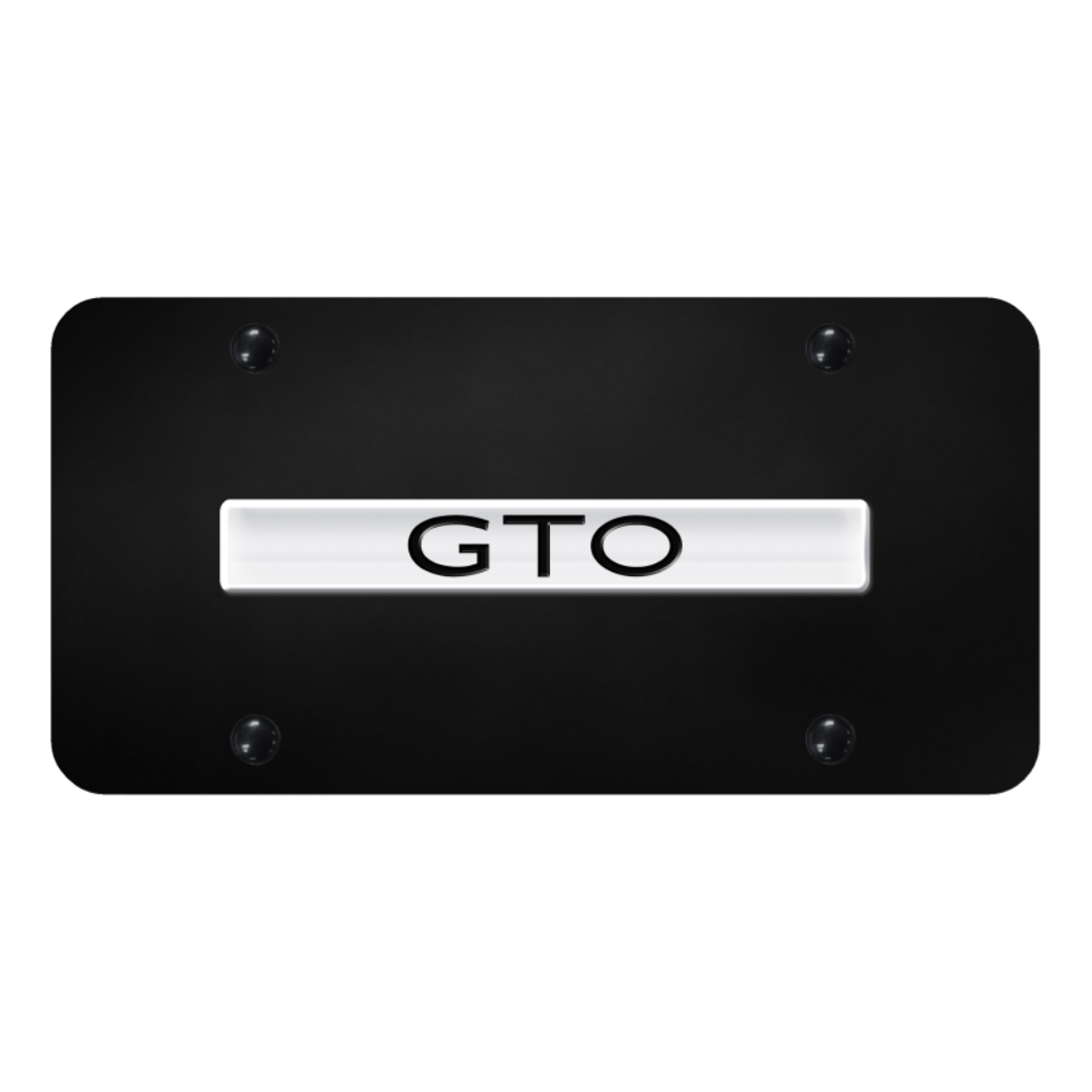 gto-script-license-plate-chrome-on-black