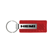 hemi-carbon-fiber-leather-key-fob-red-45385-classic-auto-store-online