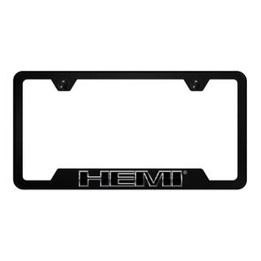 Hemi Chrome PC Notched Frame - UV Print on Black