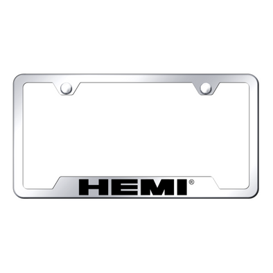 Hemi Cut-Out Frame - Laser Etched Mirrored