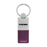 hemi-duo-leather-chrome-key-fob-purple-39669-classic-auto-store-online