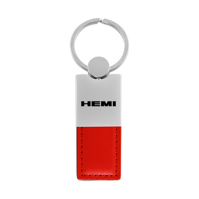 hemi-duo-leather-chrome-key-fob-red-38266-classic-auto-store-online