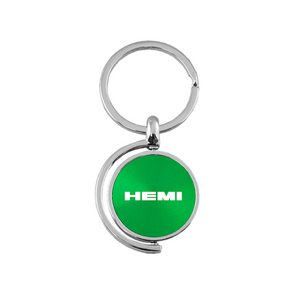 Hemi Spinner Key Fob in Green