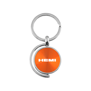 Hemi Spinner Key Fob in Orange