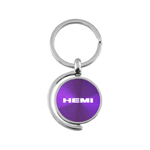 Hemi Spinner Key Fob in Purple