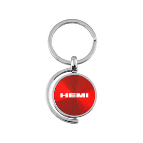 Hemi Spinner Key Fob in Red