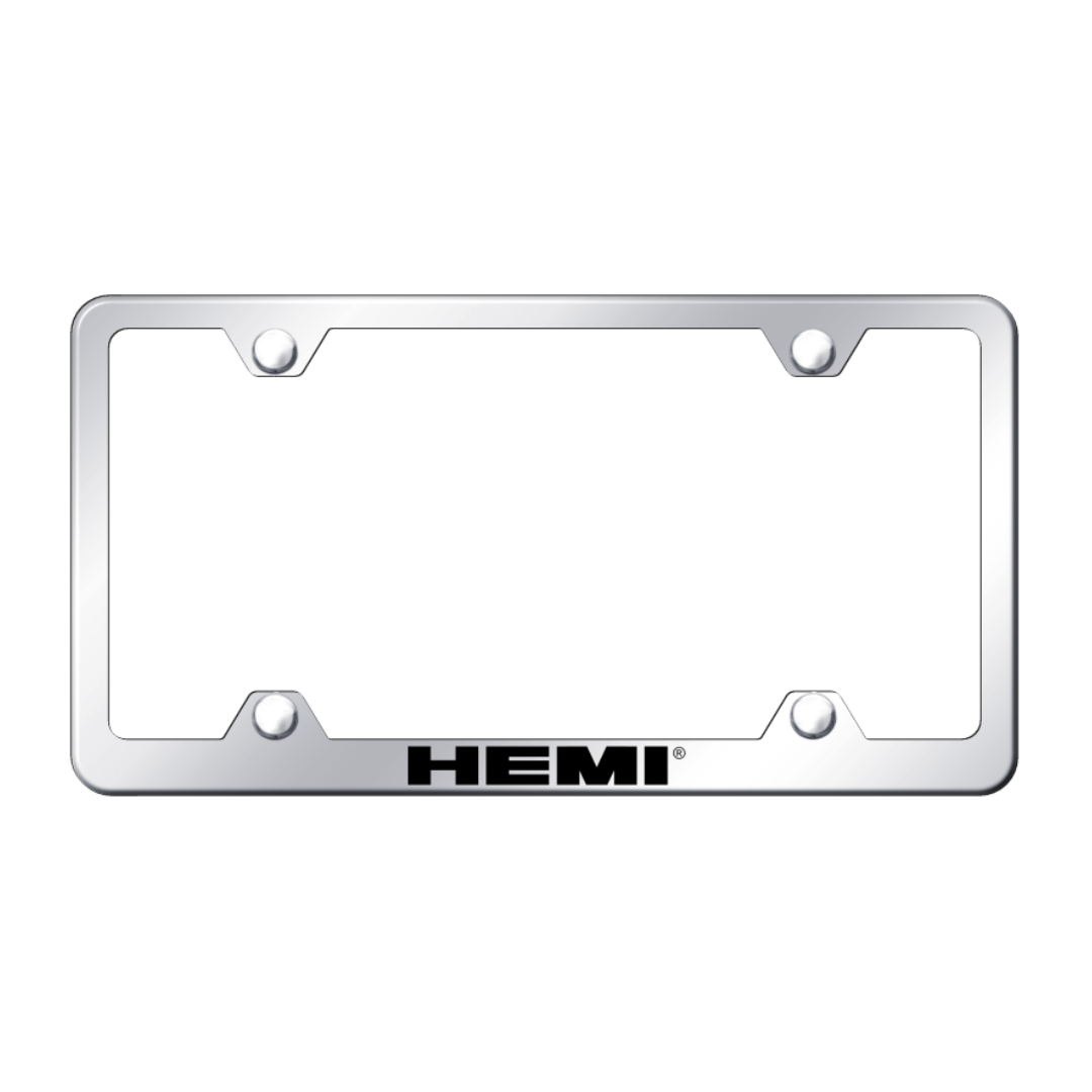 hemi-steel-wide-body-frame-laser-etched-mirrored-18430-classic-auto-store-online