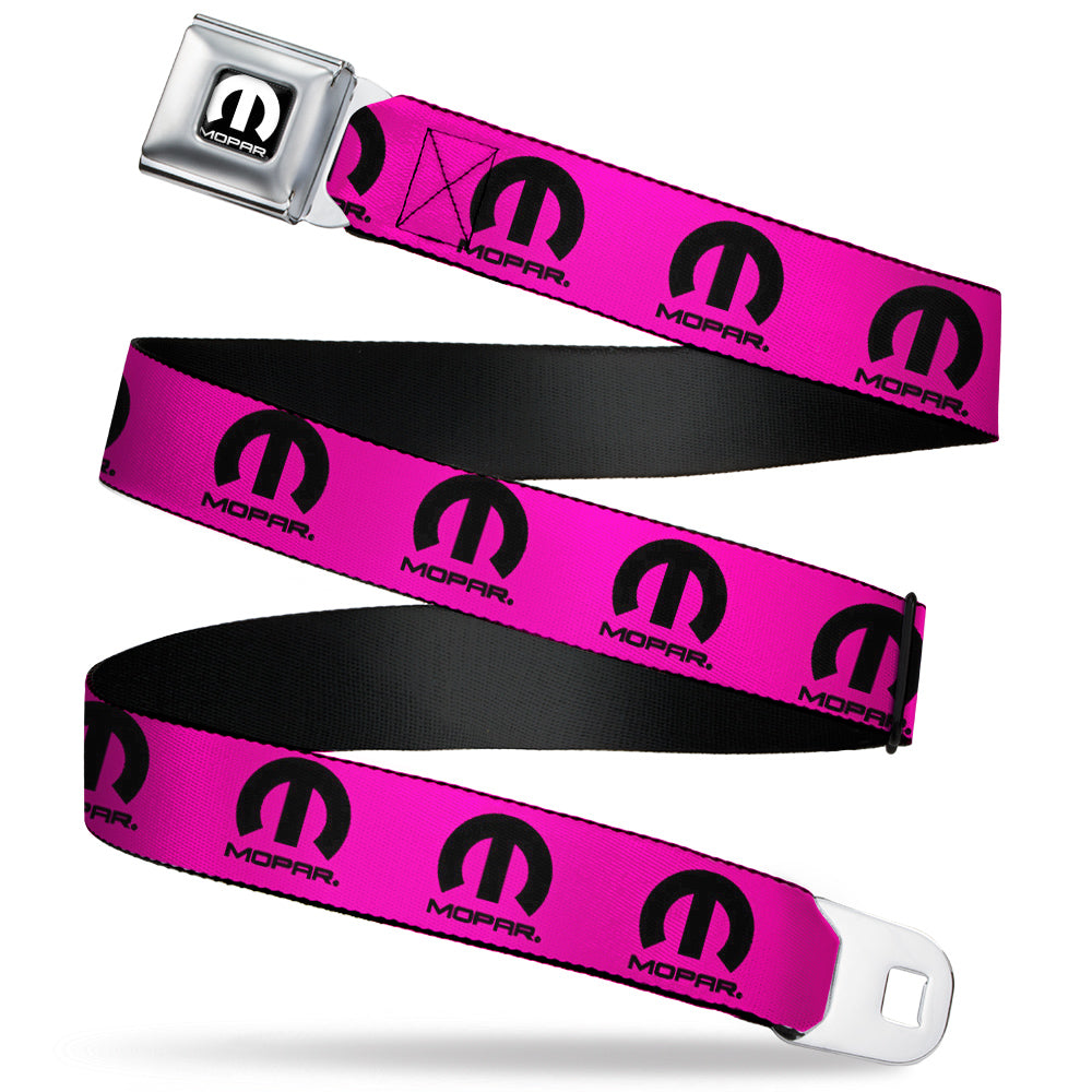 Mopar Logo Hot Pink Seatbelt Belt