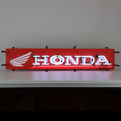 HONDA JUNIOR NEON SIGN WITH BACKING