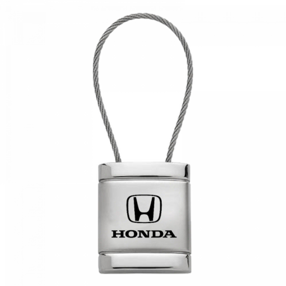 honda-satin-chrome-cable-key-fob-silver-19343-classic-auto-store-online