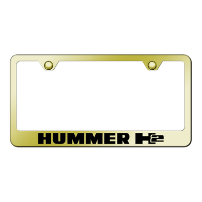 hummer-h2-stainless-steel-frame-laser-etched-gold-16131-classic-auto-store-online