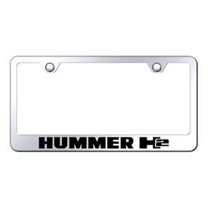 Hummer H2 Stainless Steel Frame - Laser Etched Mirrored