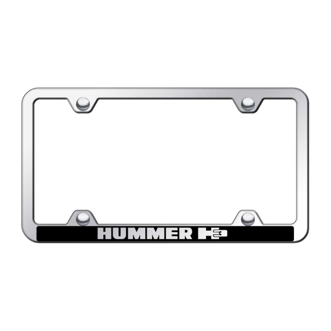 Hummer Frame Hummer H3 Wide Body ABS Frame - Laser Etched Mirrored | Classic Auto ...