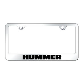 Hummer Stainless Steel Frame - Laser Etched Mirrored